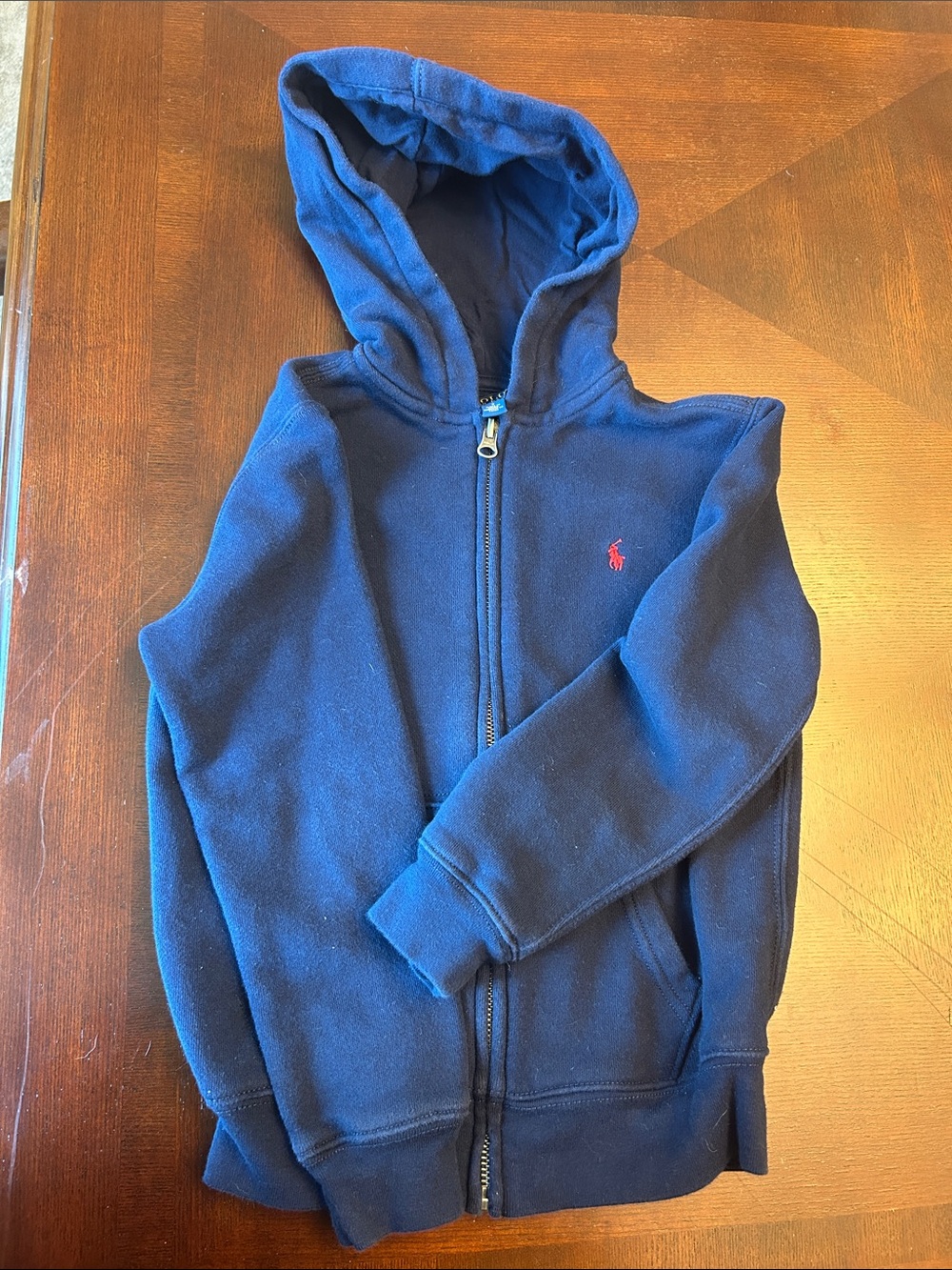 Polo by Ralph Lauren Navy Hoodie with Red Pony